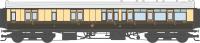 4P-021-105 Dapol GWR Corridor Toplight 1925 Choc.& Cream Lined B